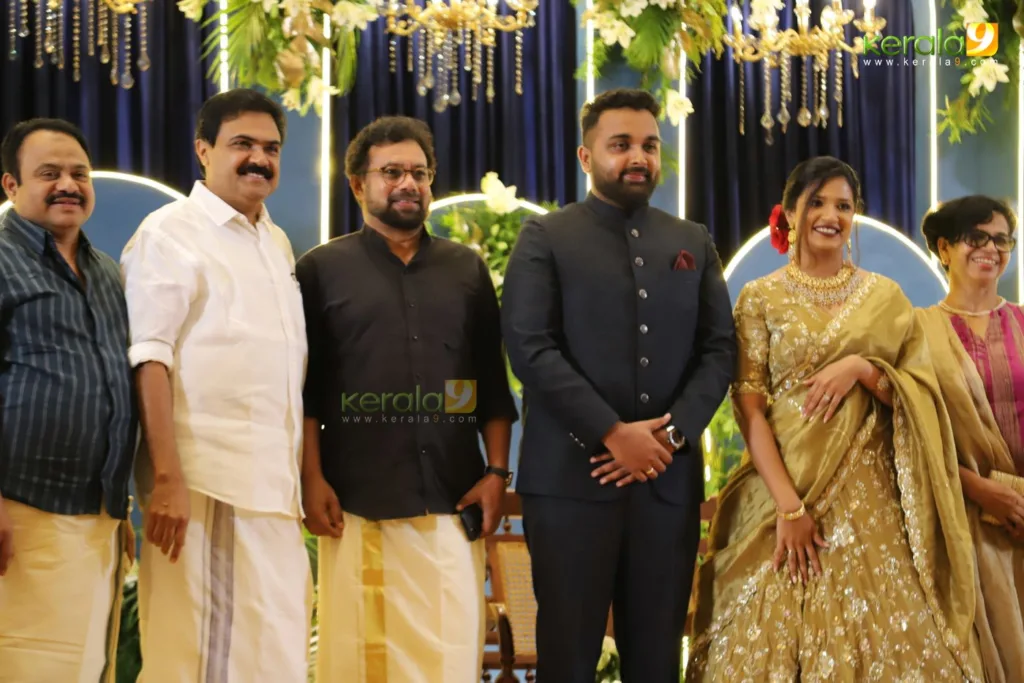 Jose K Mani Daughter Rithika wedding reception 004