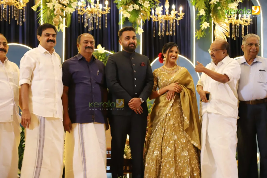 Jose K Mani Daughter Rithika wedding reception 005