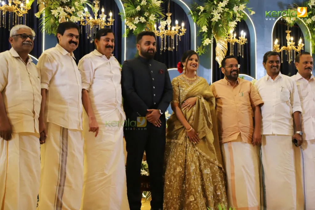 Jose K Mani Daughter Rithika wedding reception 007