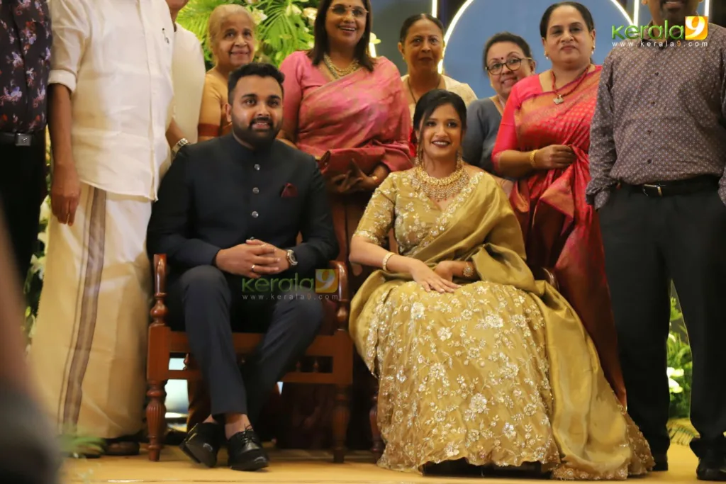 Jose K Mani Daughter Rithika wedding reception 008