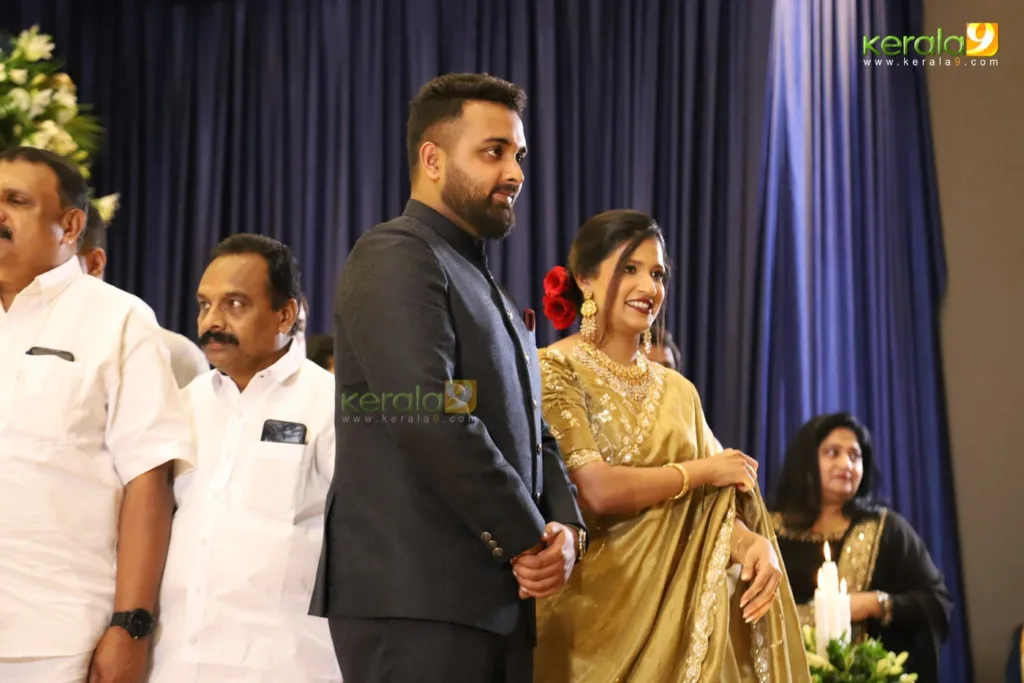 Jose K Mani Daughter Rithika wedding reception 010