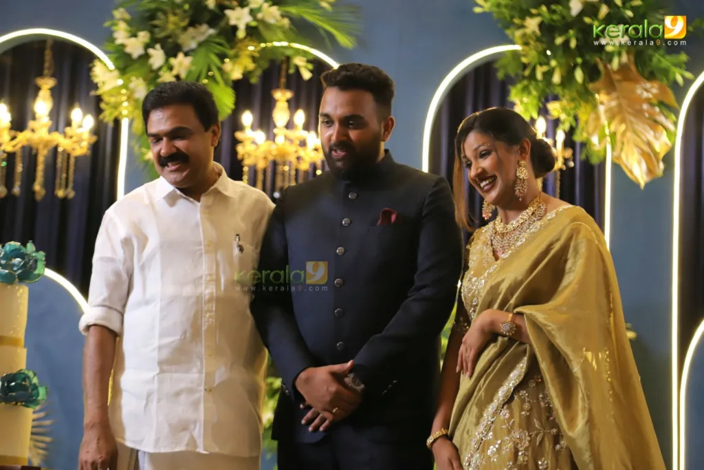 Jose K Mani Daughter Rithika wedding reception 012