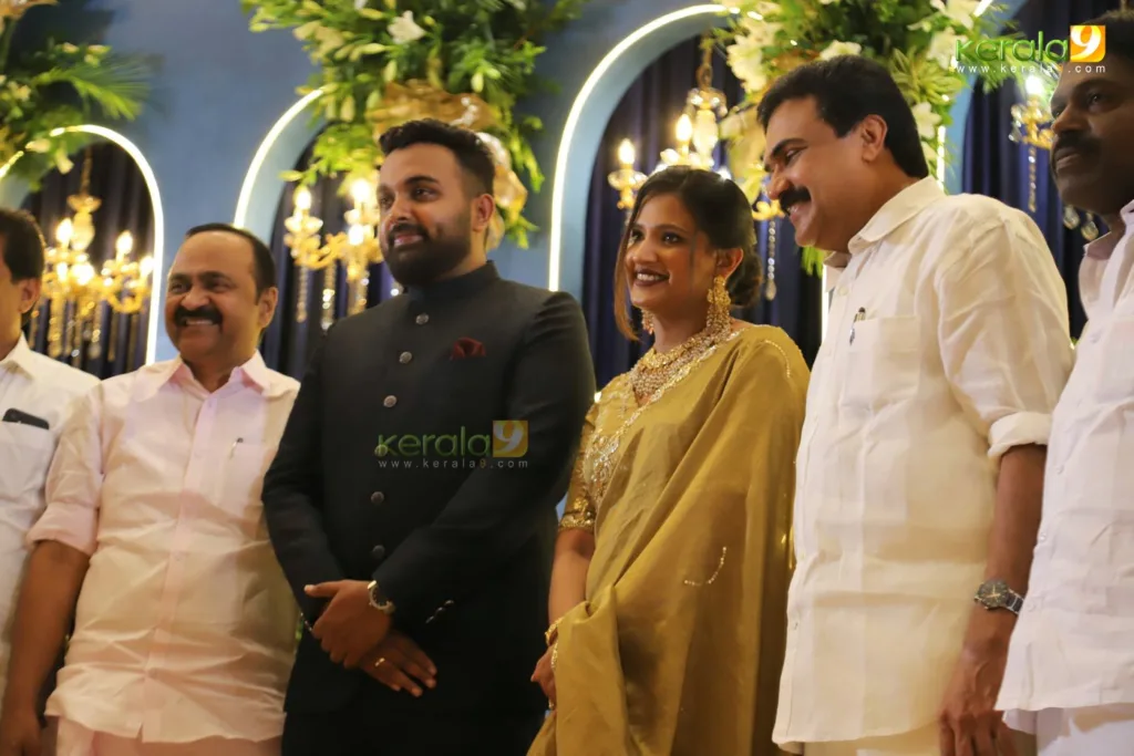 Jose K Mani Daughter Rithika wedding reception 024