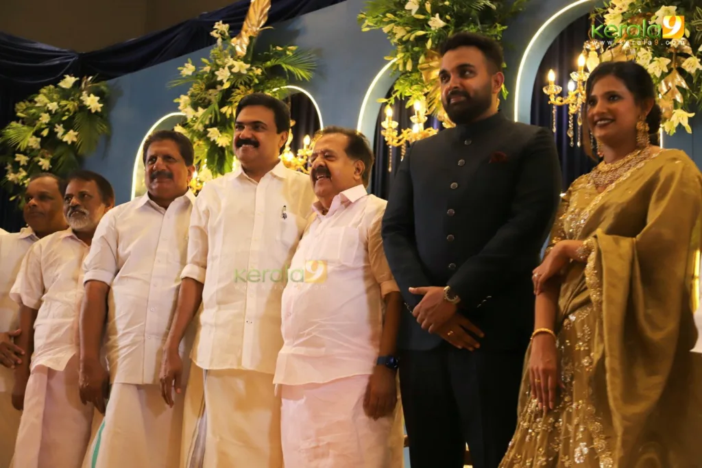 Jose K Mani Daughter Rithika wedding reception 027